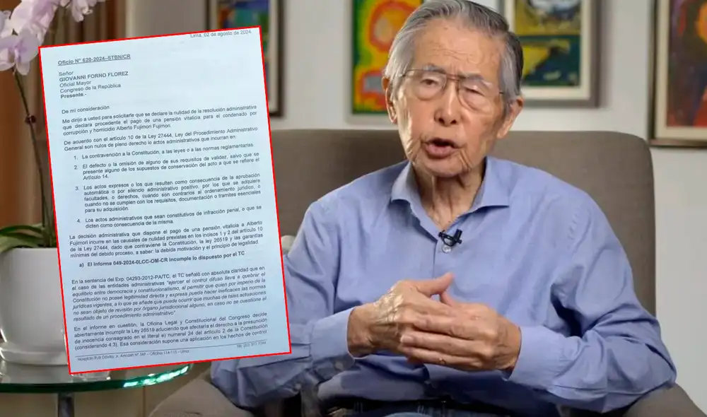Alberto Fujimori fue liberado por el Tribunal Constitucional en diciembre del 2023. Foto: composición LR Alberto Fujimori fue liberado por el Tribunal Constitucional en diciembre del 2023. Foto: composición LR