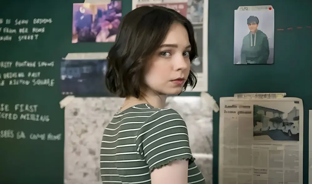 Emma Myers, de 'Wednesday', es la protagonista 'Pip' en 'Asesinato para principiantes'. Foto: Netflix Emma Myers, de 'Wednesday', es la protagonista 'Pip' en 'Asesinato para principiantes'. Foto: Netflix