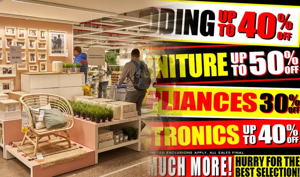 Famosa de cadena de Estados Unidos que cerrará todas sus sucursales remata todos sus productos a 50% de descuento. Foto: composición LR/LaTercera/Facebook BHFm