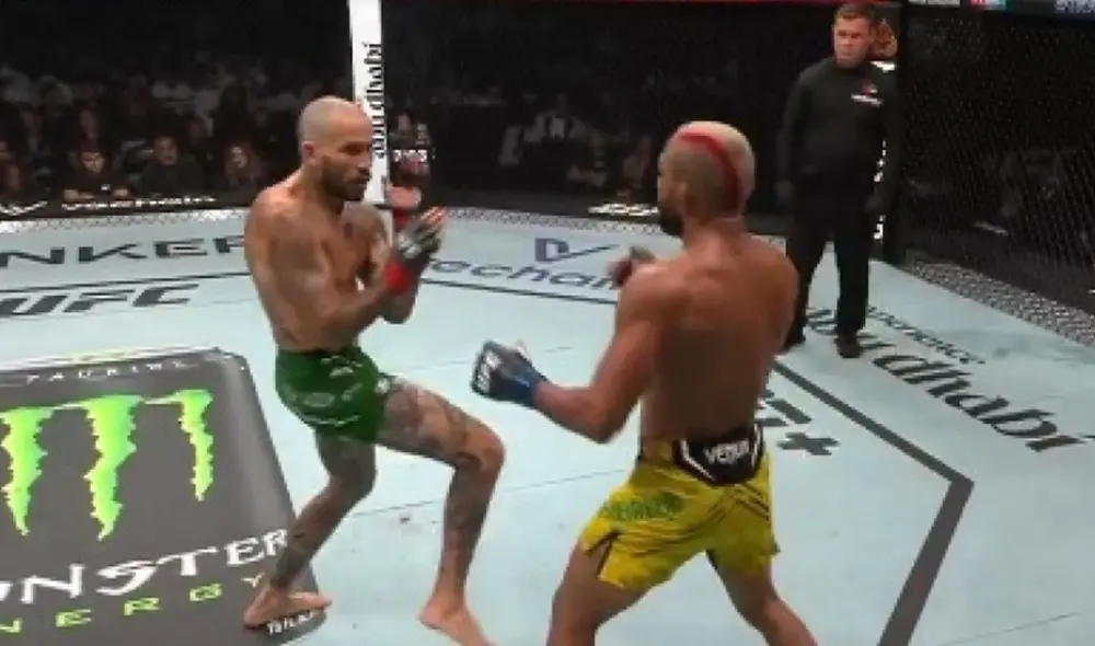 Chito Vera y Deiveson Figueiredo se enfrentaron en la antepenúltima pelea de este UFC Fight Night 166. Foto: captura de Disney Plus | Video: UFC
