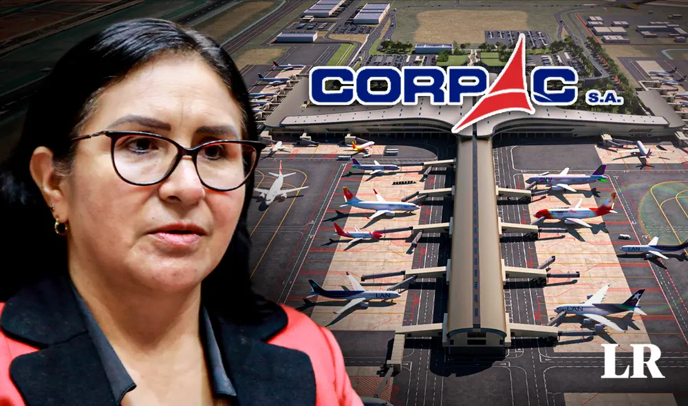 La congresista Jhakeline Katy Ugarte Mamani ha presentado un nuevo proyecto de ley para declarar en emergencia a la Corporación Peruana de Aeropuertos y Aviación Comercial (CORPAC). Foto: composición LR