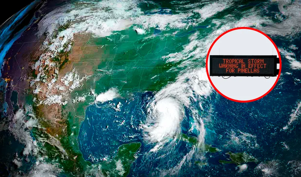 La tormenta Debby en Estados Unidos se fortalece rápidamente y amenaza con convertirse en huracán antes de tocar tierra en Florida. Foto: composición LR