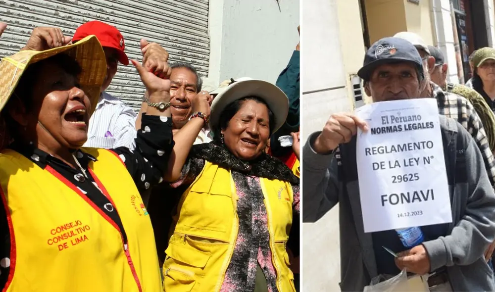 Los integrantes de la lista de Reintegro 1 del Fonavi se empezó a abonar en abril. Foto: Andina Los integrantes de la lista de Reintegro 1 del Fonavi se empezó a abonar en abril. Foto: Andina