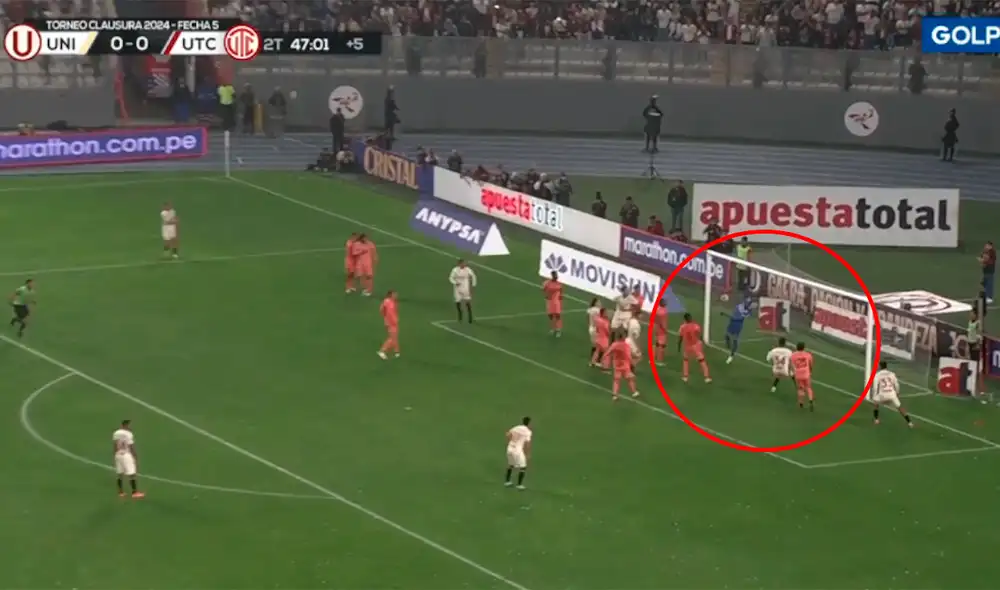 Gabriel Costa marcó su primer gol como jugador de Universitario. Foto: captura de Golperu