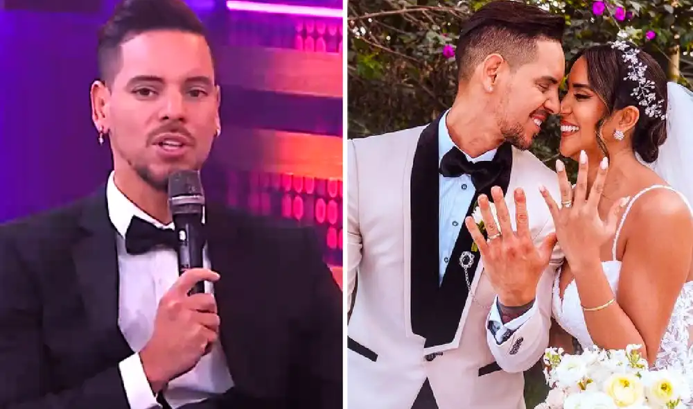 Anthony Aranda se casó por civil con Melissa Paredes el último sábado 3 de agosto. Foto: composición LR/América TV/Instagram/Melissa Paredes - Video: América TV