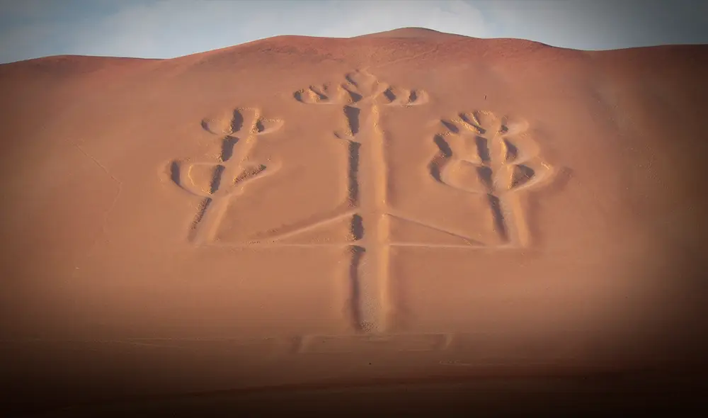 El Candelabro de Paracas fue denominado como Patrimonio Cultural de la Nación en 2016. Foto: Difusión El Candelabro de Paracas fue denominado como Patrimonio Cultural de la Nación en 2016. Foto: Difusión