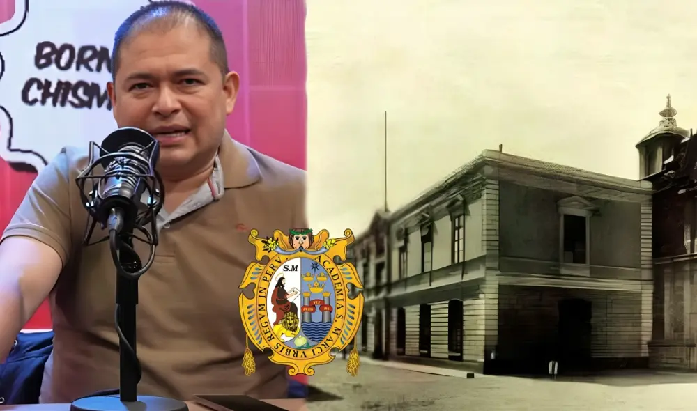 Cristian recordó una anécdota proporcionada por su profesora, quien le describió cómo era la universidad en tiempos anteriores. Foto: composición LR /  UNMSM.