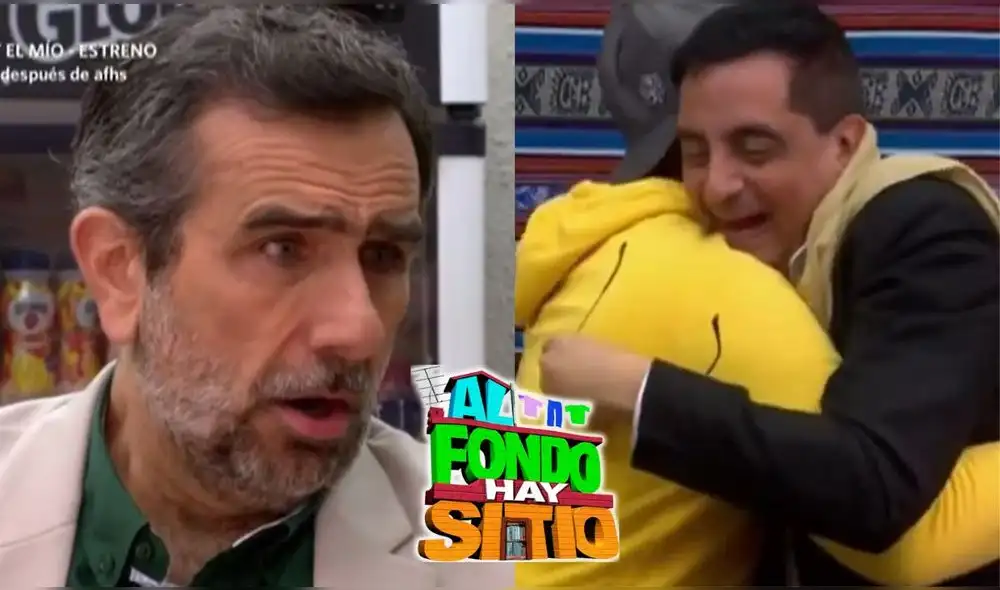 'Al fondo hay sitio': Diego discute con Tito por chantajear a su madre. Foto: composición LR/ América TV