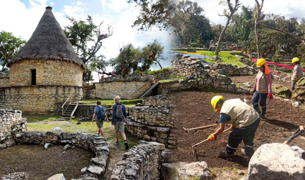 El Programa de Investigación Arqueológica e Interdisciplinaria de la Zona Arqueológica Monumental Kuélap (PRIAK) se dedicará a investigar, conservar y valorizar el complejo arqueológico Kuélap. Foto: composición LR/El Peruano