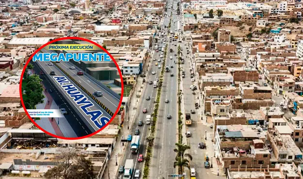 El megapuente modular en Lima sur permitirá a los ciudadanos llegar a sus destinos en tan solo 20 minutos. Foto: composición LR/Municipalidad de Lima/difusión