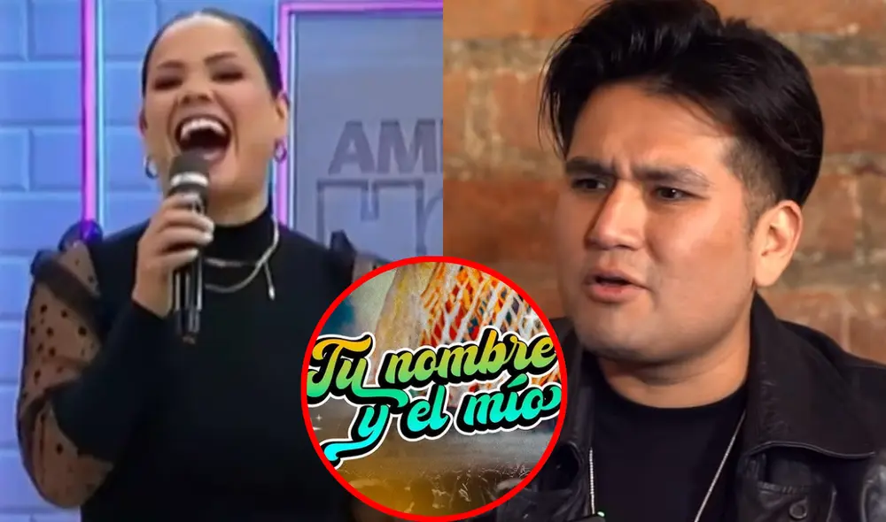 Deyvis Orosco y Andrea San Martín mantuvieron una relación de varios años. Foto: Composición LR/Captura América TV/Captura Youtube