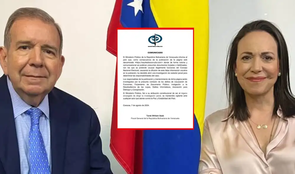 La Fiscalía también abrió investigaciones para Corina Machado y González por “usurpación de funciones”. Foto: evtv La Fiscalía también abrió investigaciones para Corina Machado y González por “usurpación de funciones”. Foto: evtv