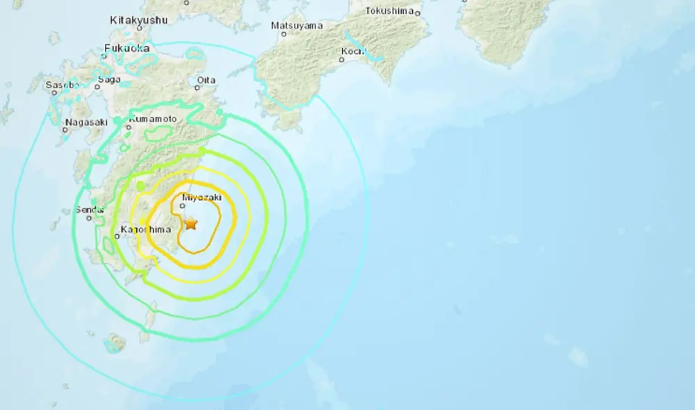 El terremoto se produjo a las 16H42 (07H42 GMT), a una profundidad de 25 kilómetros. Foto: Servicio Geológico de Estados Unidos (USGS) El terremoto se produjo a las 16H42 (07H42 GMT), a una profundidad de 25 kilómetros. Foto: Servicio Geológico de Estados Unidos (USGS)