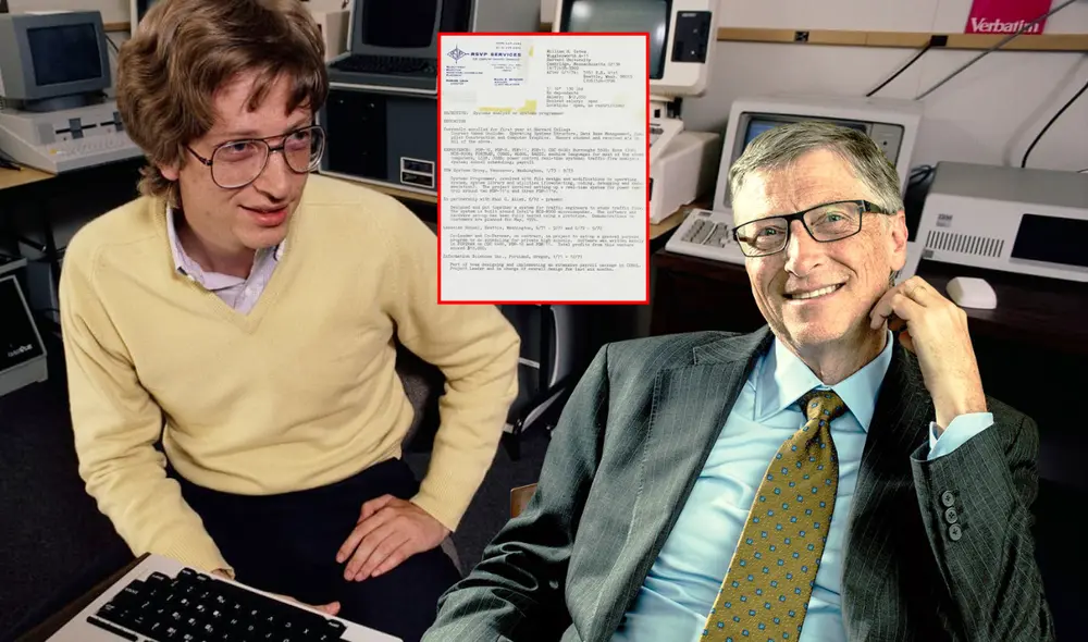 Bill Gates compartió su curriculum vitae a través de su cuenta de LinkedIn. Foto: Composición LR |  GQ México | Bill Gates.