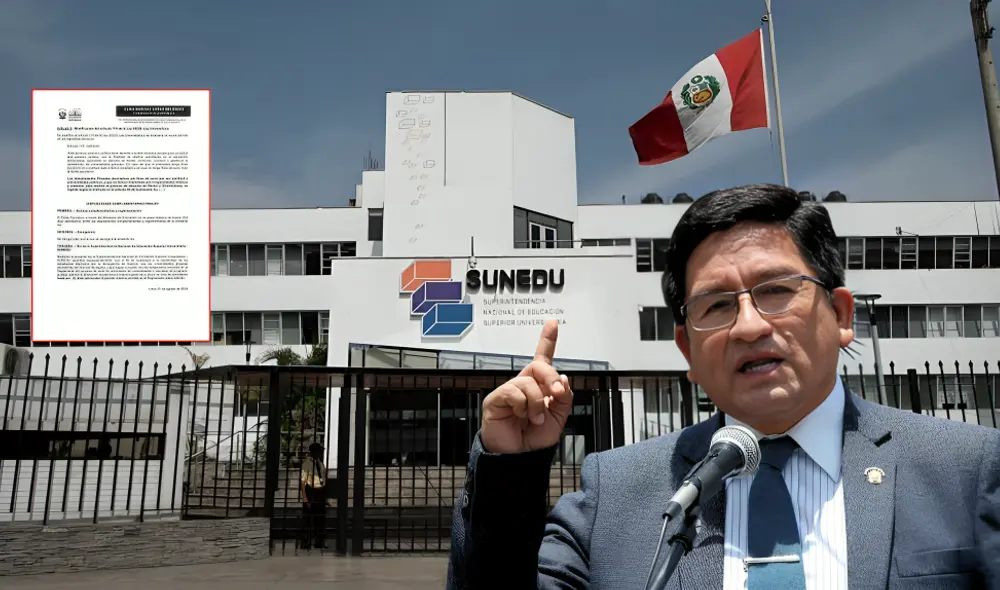 Congreso busca que la Sunedu restablezca la normalidad institucional en las universidades asociativas con licencia denegada. Foto: composición LR