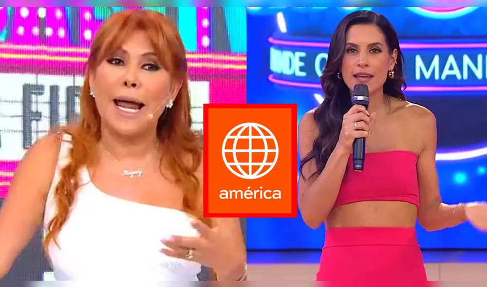 Magaly Medina visitó, incluso, las instalaciones de 'Esto es guerra'. Foto: composición LR/ATV/América TV - Video: ATV