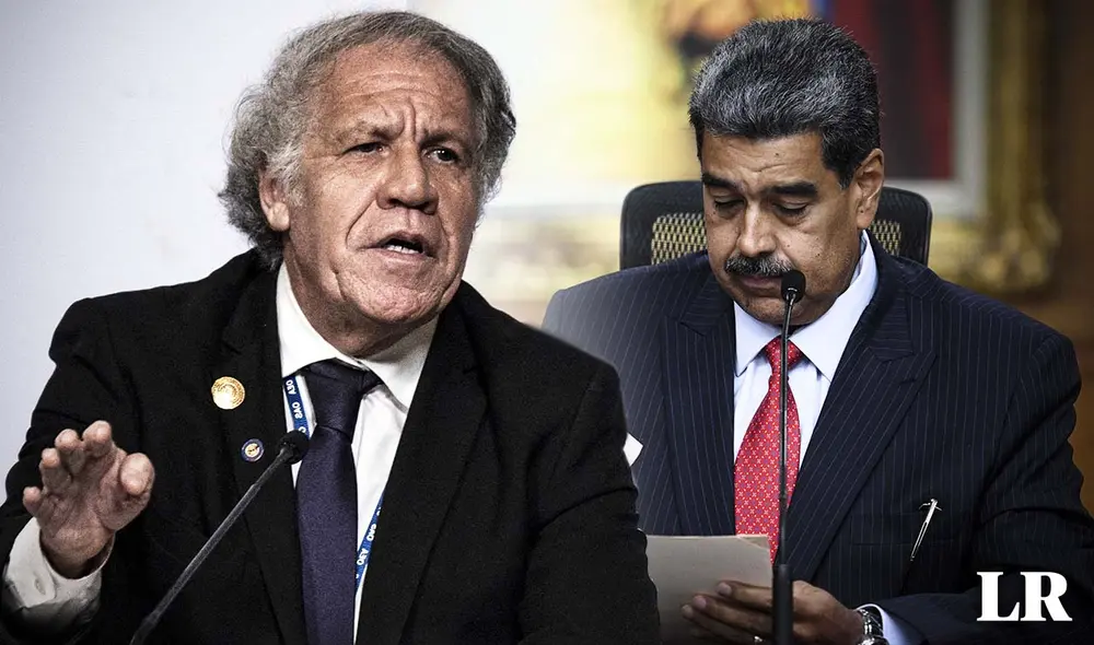 Luis Almagro señaló que tanto Maduro como integrantes de su régimen deben responder a la justicia las constantes violaciones a los derechos humanos contra sus ciudadanos.  Foto: composición LR/AFP