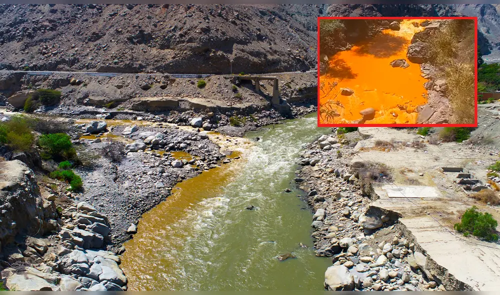 Contaminación en los ríos de Áncash y La Libertad. Foto: composición LR/Proyecto Especial Chinecas/difusión.