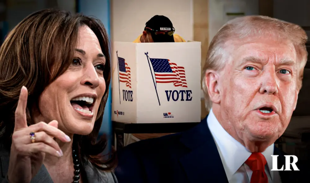 Donald Trump y Kamala Harris se medirán en las elecciones de Estados Unidos 2024. Foto: composición LR de Jazmin Ceras/AFP