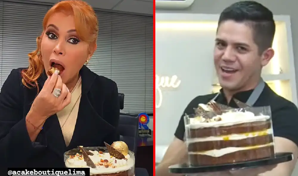 Magaly Medina tuvo ácidos comentarios sobre detalles de la boda de Melissa Paredes y Anthony Aranda. Foto: composición LR/Instagram/Magaly Medina/ATV - Video: Instagram/Magaly Medina