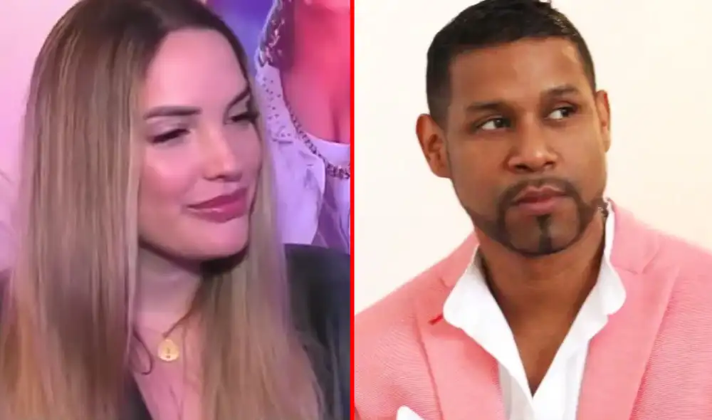 Cassandra Sánchez de Lamadrid es la esposa de Deyvis Orosco. Foto: Composición LR/Captura América TV/Edson Dávila/Instagram Cassandra Sánchez de Lamadrid es la esposa de Deyvis Orosco. Foto: Composición LR/Captura América TV/Edson Dávila/Instagram