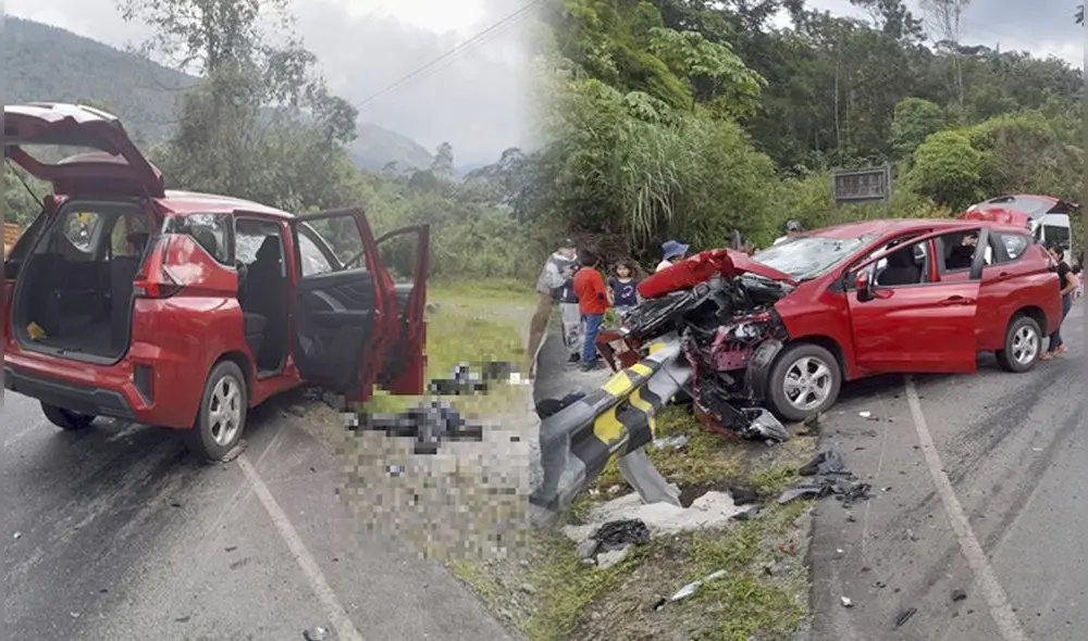 Accidente de tránsito dejó lamentable saldo en Cusco. Foto: composición LR/Cortesía