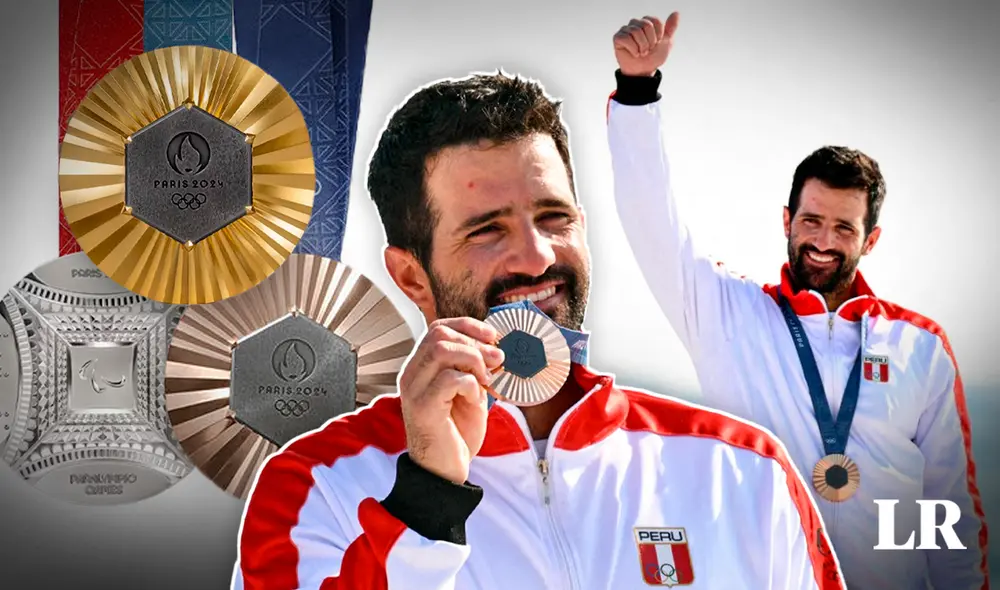 Stefano Peschiera se encuentra en la lista de competidores que lograron obtener una medalla en París 2024. Foto: composición LR (AFP/París 2024).