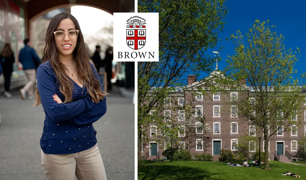 Cuando era más joven, Valeria creía que era imposible estudiar en Estados Unidos, ya que no podría costear sus estudios universitarios. Foto: composición LR/Universidad de Brown