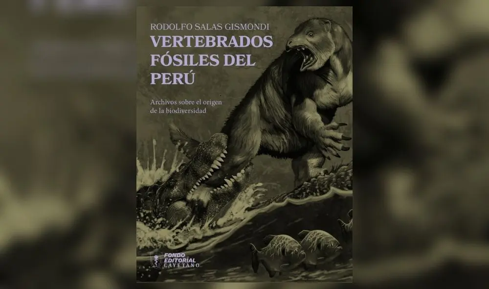 El libro de Salas es un registro de la fauna peruana de hace millones de años. Foto: Difusión