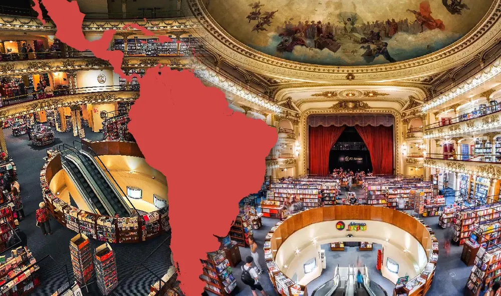 La librería más bella del mundo Originalmente fue un teatro de lujo, luego un cine y finalmente, en 1919, fue adquirido por el empresario Max Glucksmann. Foto: composición LR/Shutterstock/Revista Ateneo/Nadia Nahir Carrizo La librería más bella del mundo Originalmente fue un teatro de lujo, luego un cine y finalmente, en 1919, fue adquirido por el empresario Max Glucksmann. Foto: composición LR/Shutterstock/Revista Ateneo/Nadia Nahir Carrizo