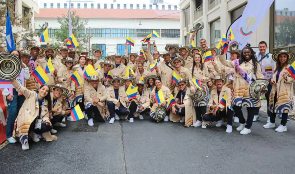 Colombia fue la quinta mejor delegación sudamericana en París 2024. Foto: Futbolred