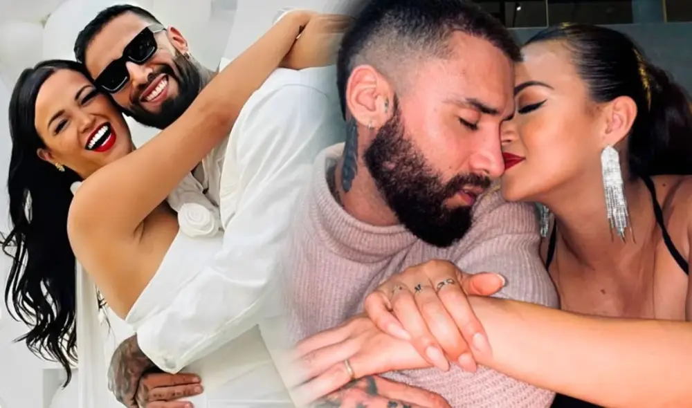 Angie Arizaga y Jota Benz dieron la bienvenida a su primer hijo. Foto: composición LR/difusión Angie Arizaga y Jota Benz dieron la bienvenida a su primer hijo. Foto: composición LR/difusión