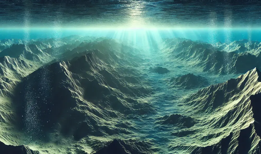 Zelandia se separó de un supercontinente hace aproximadamente 80 millones de años y permanece mayormente sumergida desde entonces. Foto: IA / LR Zelandia se separó de un supercontinente hace aproximadamente 80 millones de años y permanece mayormente sumergida desde entonces. Foto: IA / LR