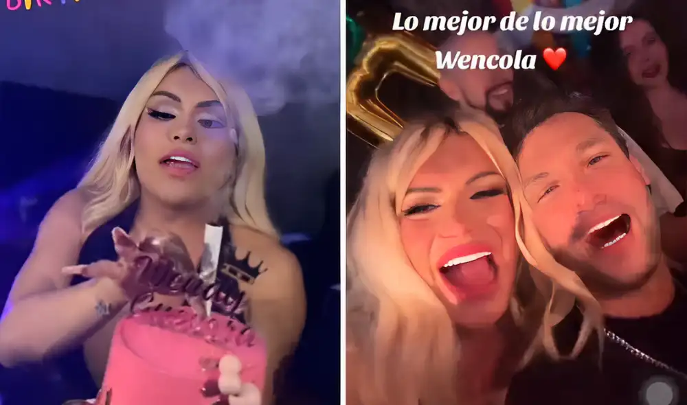 Wendy Guevara recibe sorpresa de Nicola Porcella. Foto: composición LR/TikTok