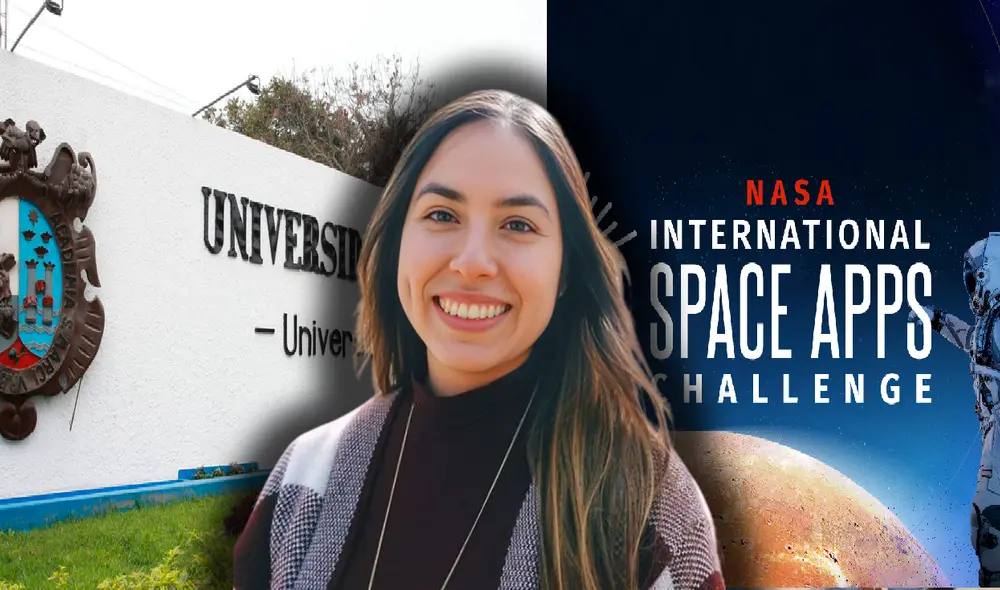Sánchez revela que participar en el NASA Space Apps Challenge es más accesible de lo que muchos podrían pensar. Foto: composición LR / UNMSM /  Facebook.