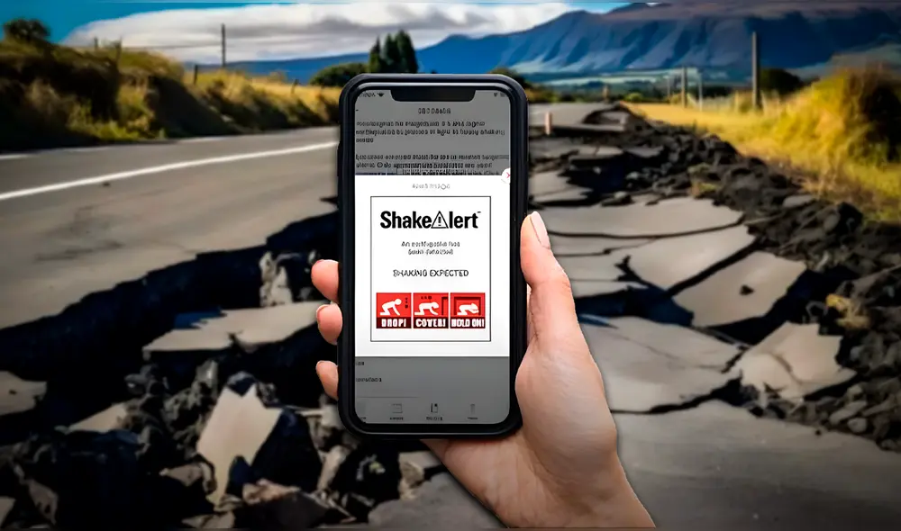 Las alertas del Shake Alert pueden dar entre unos segundos hasta un minuto de advertencia. Foto: Composición LR | Freepik | CalOES