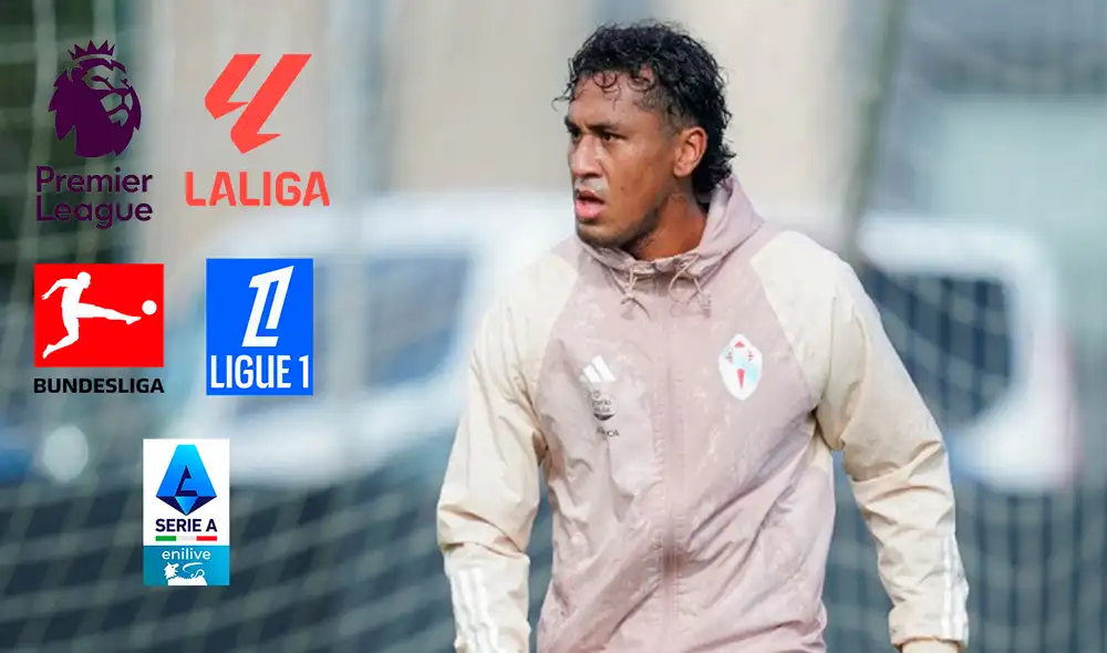 Hasta ahora, Renato Tapia solo ha jugado en una de las 5 grandes ligas de Europa. Foto: composición de LR/RC Celta Hasta ahora, Renato Tapia solo ha jugado en una de las 5 grandes ligas de Europa. Foto: composición de LR/RC Celta