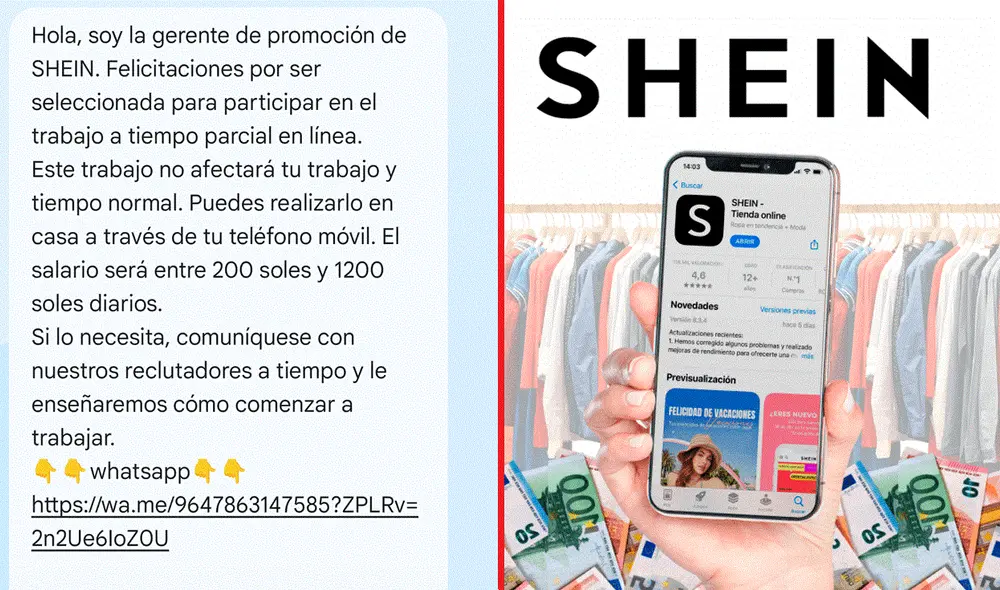 Shein es una famosa tienda de ropa online china. Foto: La República/DataCentric
