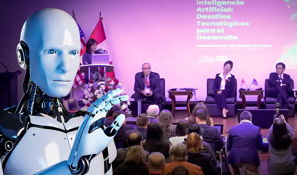 El evento se desarrolla en la sede de la USMP este 13 y 14 de agosto. Foto: captura de YouTube/difusión. El evento se desarrolla en la sede de la USMP este 13 y 14 de agosto. Foto: captura de YouTube/difusión.