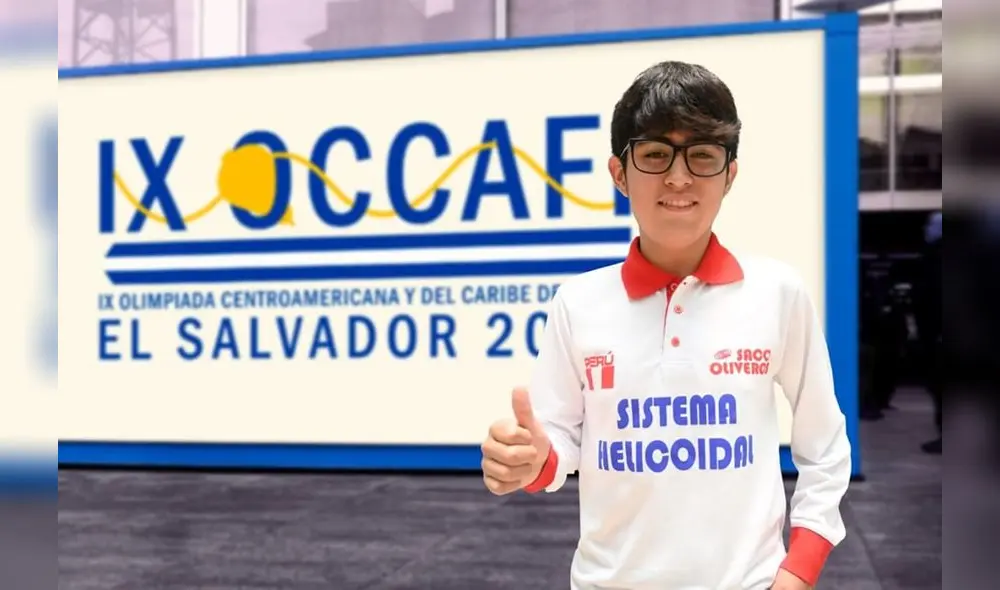 Sebastián Choque ganó la medalla de oro en la Olimpiada Centroamericana y del Caribe de Física. Foto: difusión