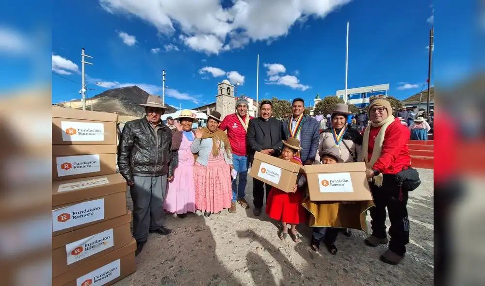 Se entrego víveres y frazadas a comunidades en Puno. Fuente: Difusión