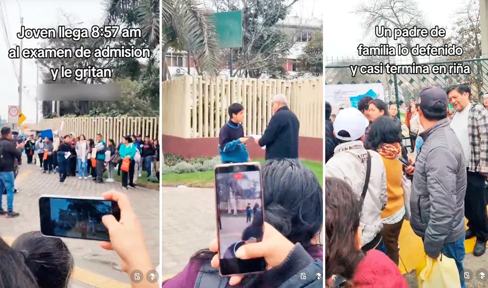 Las imágenes generaron la indignación en redes sociales y usuarios señalaron que no se debe juzgar porque no se conoce los motivos de su tardanza. Foto: composición LR/TikTok