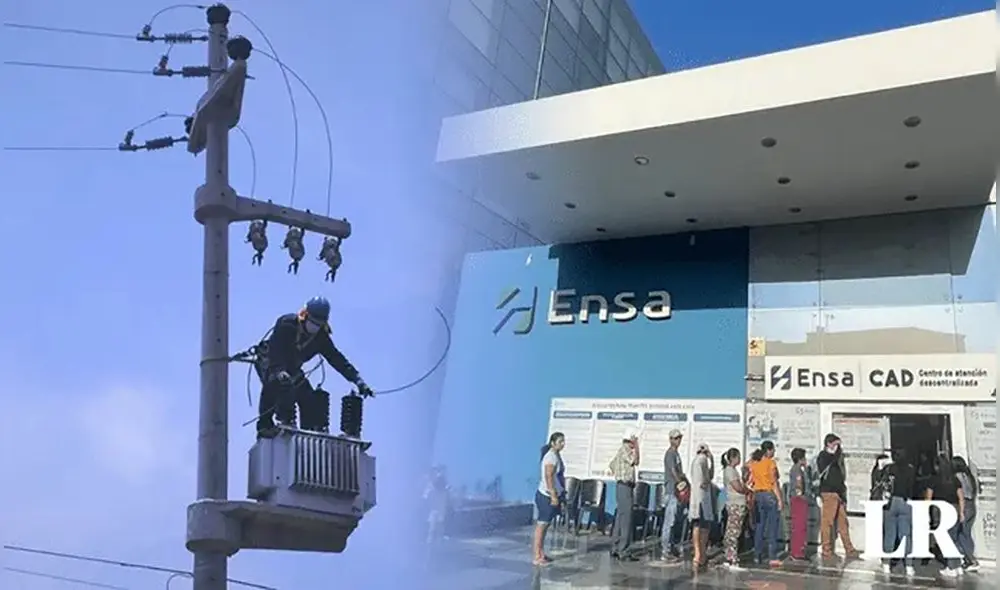 ENSA emitió comunicados para advertir los nuevos cortes de energía eléctrica en Lambayeque. Foto: composición LR/ENSA