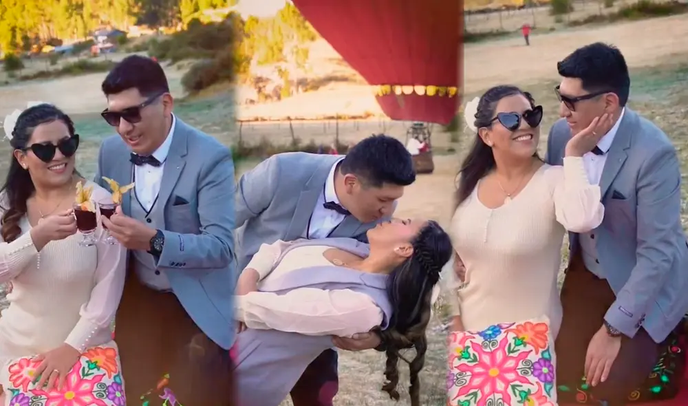 Matrimonio de pareja puneña contará con cuatro padrinos, dos de ellos serán principales y los otros 2 de aro. Foto: composición LR/Captura de TikTok Matrimonio de pareja puneña contará con cuatro padrinos, dos de ellos serán principales y los otros 2 de aro. Foto: composición LR/Captura de TikTok