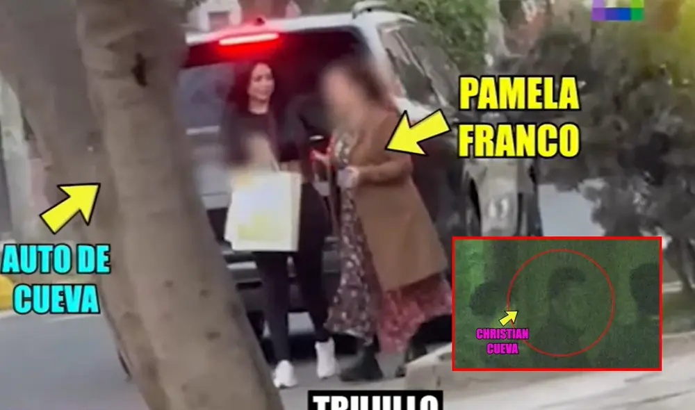 Pamela Franco y Christian Cueva habrían estado juntos en Trujillo. Foto: Composición LR/América TV/Willax/difusión