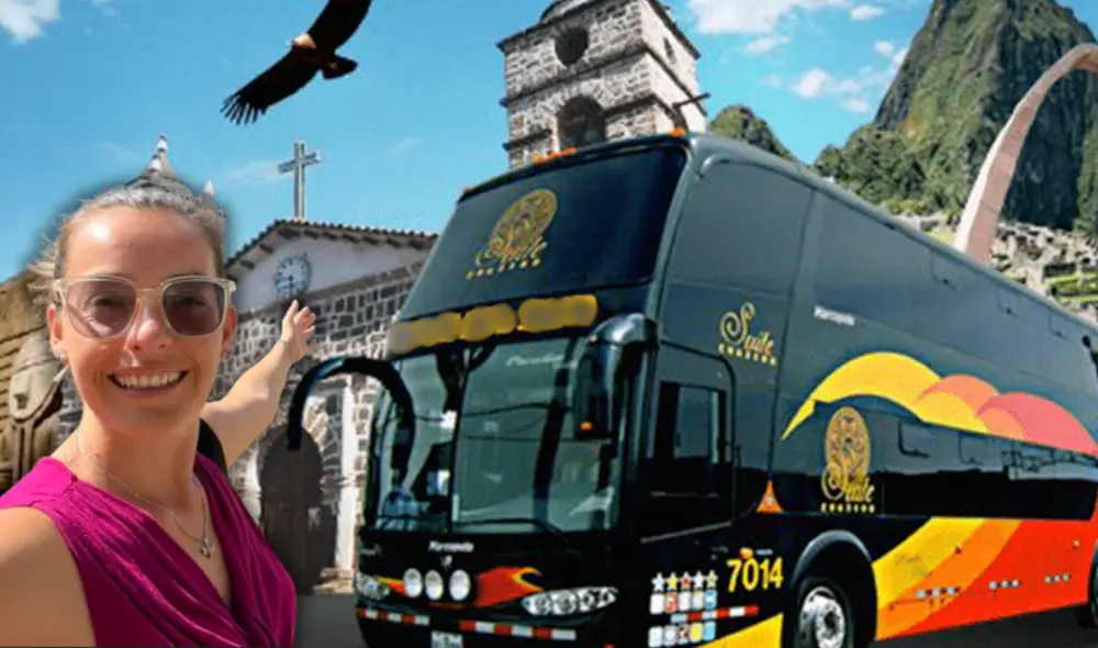 Cruz del Sur es una de las empresas más reconocidas en el transporte terrestre en Perú. Foto: composición LR/Facebook/ FRAN PRAT ARQ/ Cruz del Sur Cusco