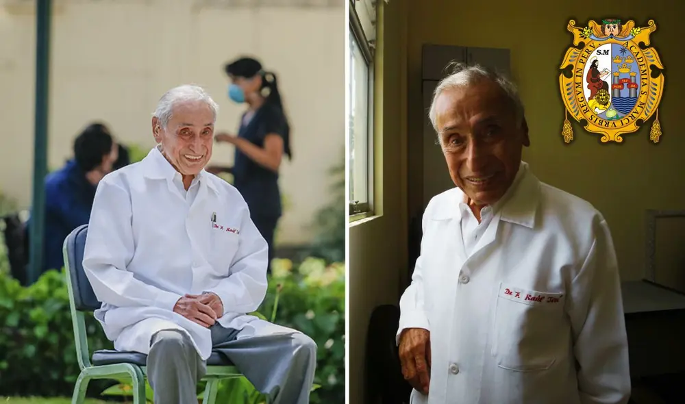 Federico Jerí laboró gran parte de su vida en el Hospital Nacional Dos de Mayo. Foto: composición LR/Andina