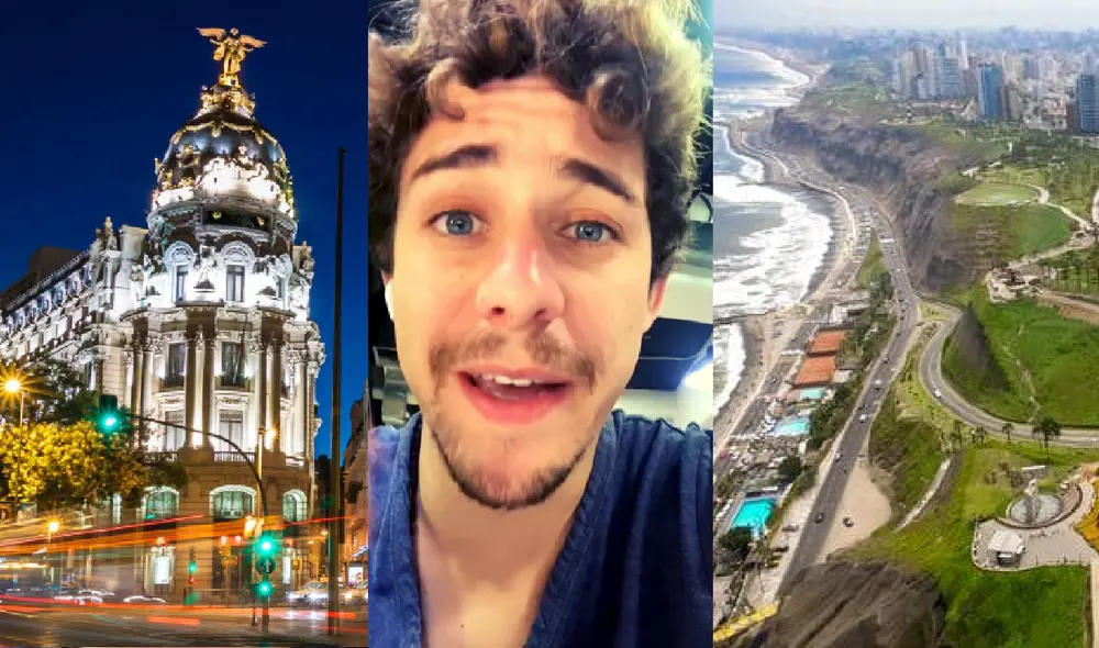 El extranjero destacó que el costo de vida es accesible para él, comparándolo con Europa. Foto: composición LR / Del Perú.