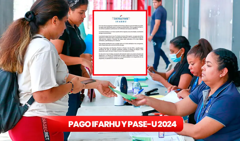 El pago del PASE-U se entregará en Panamá en acuerdo con Meduca. Foto: composición LR/ IFARHU