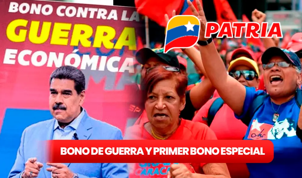 Mira AQUÍ las principales noticias en torno al Bono de Guerra Económica y el Primer Bono Especial de agosto 2024. Foto: composición LR/Patria. Mira AQUÍ las principales noticias en torno al Bono de Guerra Económica y el Primer Bono Especial de agosto 2024. Foto: composición LR/Patria.